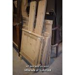 APPROX FOUR PINE SINGLE BED FRAMES