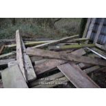 LARGE QUANTITY OF RECLAIMED WOODEN RAFTERS