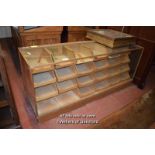 SHOP DISPLAY COUNTER WITH MULTIPLE DRAWERS, 182CM WIDE