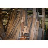 LARGE QUANTITY OF MIXED RECLAIMED WOODEN FLOORING