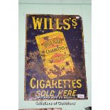 VINTAGE METAL SIGN 'WILLS'S GOLD FLAKE CIGARETTES' 61CM X 91CM (24336 WHN)