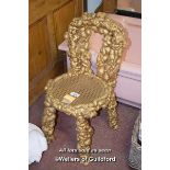 GOLDEN PAINTED EXTENDNG FOAM CHAIR (25513 WU)