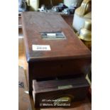 VICTORIAN MAHOGANY CASH TILL