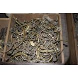 BOX OF VICTORIAN MIXED DRAWER PULLS