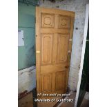 SIX PANEL PINE DOOR, 91CM X 225CM