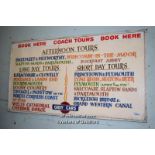 VINTAGE SIGN 'GREY CARS COACH TOURS' (26464 WOU)