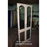 PAIR OF HALF GLAZED DOORS