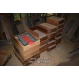 LARGE COLLECTION OF MIXED WOODEN DRAWERS