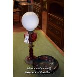 PARAFIN LAMP AND DECORATIVE BOWL