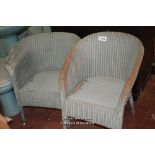 TWO LLOYD LOOM CHAIRS