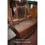 LATE VICTORIAN MAHOGANY DRESSING CHEST