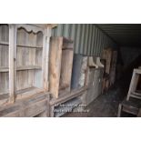 LARGE QUANTITY OF MIXED PINE FURNITURE FOR RESTORATION