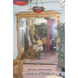 LARGE GILT FRAMED DECORATIVE MIRROR, 160CM X 232CM (YEO DHSJ)