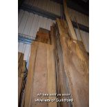 COLLECTION OF SAWN AND PLANED TIMBER AND SKIRTING BOARDS