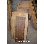 COLLECTION OF MIXED PINE CUPBOARD DOORS