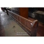 PITCH PINE PEW FRONT