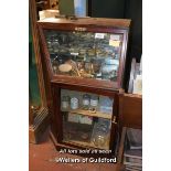 WOODEN GLAZED DISPLAY CABINET