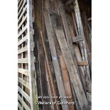 BAY CONTAINING A LARGE QUANTITY OF RECLAIMED FLOORBOARDS