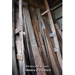 BAY CONTAINING A LARGE QUANTITY OF RECLAIMED FLOORBOARDS