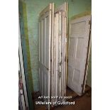 COLLECTION OF EIGHT MIXED DOORS