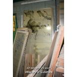 LARGE PLATE GLASS PANEL