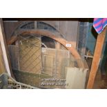 LARGE QUANTITY OF LEADLIGHT PANELS AND WINDOWS (AS FOUND)