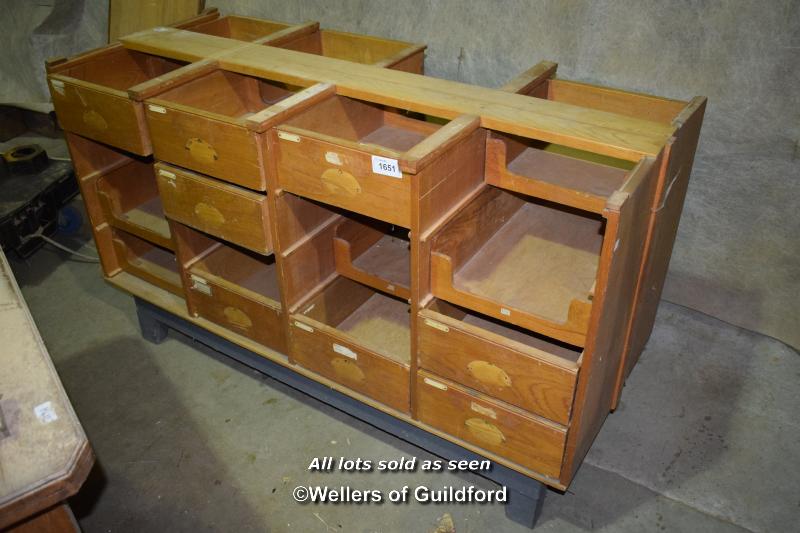 SELECTION OF BANK DRAWERS AND OTHERS