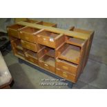 SELECTION OF BANK DRAWERS AND OTHERS