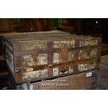 METALBOUND CANVAS TRUNK