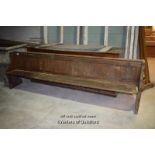 OAK CHURCH PEW