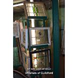 COLLECTION OF LEADLIGHT WINDOWS