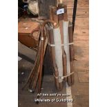 COLLECTION OF WALKING STICKS