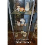 FULL CONTENTS OF CABINET TO INCLUDE PORCELAIN WARES