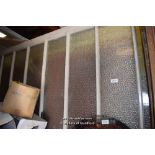 LARGE FROSTED GLASS DIVIDER