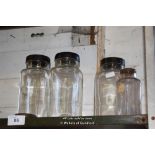 GLASS SWEETIE JARS