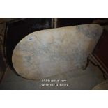 OVAL SECTION OF MARBLE