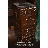 OAK FOUR DRAWER FILING CABINET