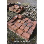 TWO PALLETS OF RED ROOF TILES