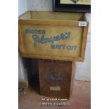 PLAYER'S NAVY CUT TOBACCO CRATES (2)