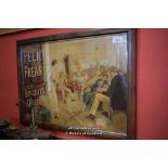 ORIGINAL PEEK FREAN & CO ADVERTSING POSTER IN ORIGINAL FRAME