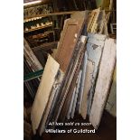 COLLECTION OF FIFTEEN MIXED CUPBOARD DOORS