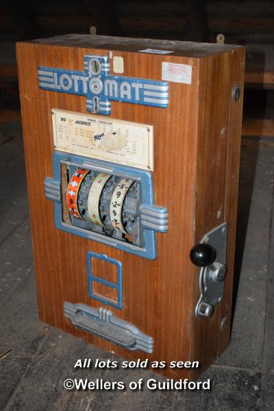 LOTTOMAT 'ONE ARMED BANDIT' MACHINE