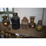 OIL LAMPS ETC