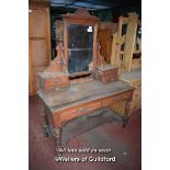 EDWARDIAN WALNUT DRESSING TABLE