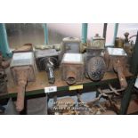 VARIOUS METAL CARRIAGE LAMPS