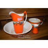 PARROT AND COMPANY 'BURSLEM' JUG AND BASIN SET