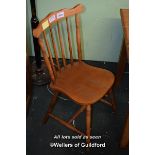 SET OF FOUR STICKBACK KITCHEN CHAIRS