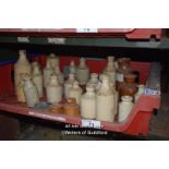 QUANTITY OF STONEWARE BOTTLES