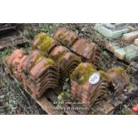 PALLET OF APPROX 40 TWIN HUMP RIDGE TILES