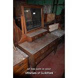 EDWARDIAN INLAID MAHOGANY DRESSING CHEST